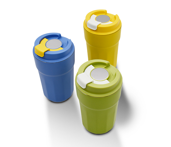 Non-Vatican 350ML Insulated Coffee Mug - Stainless Steel Travel Cup with Flip Lid