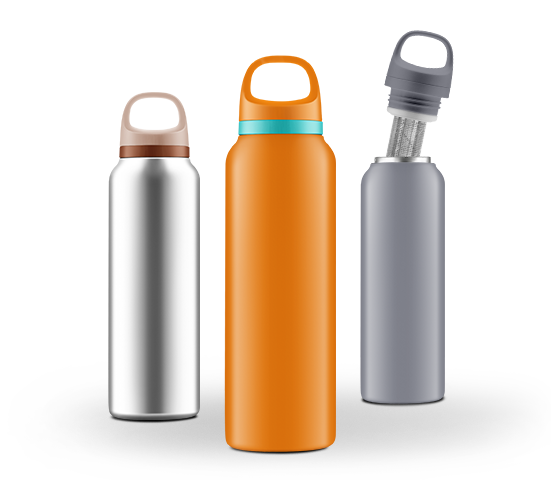 Seno 600ML Sports Water Bottle - Vacuum Flask with Removable Tea Strainer